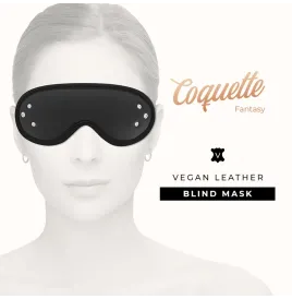 COQUETTE CHIC DESIRE - MASCHERA FANTASIA VEGANA IN PELLE CON FODERA IN NEOPRENE